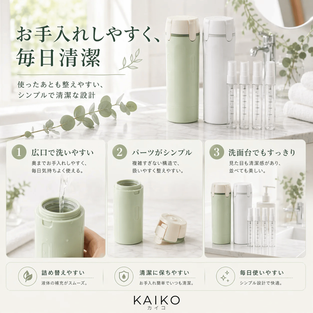 【夏限定】TABINOVA™ 4in1 ケアボトル
